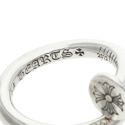Chrome Hearts NAIL FLAT Silver Ring Size JP 9