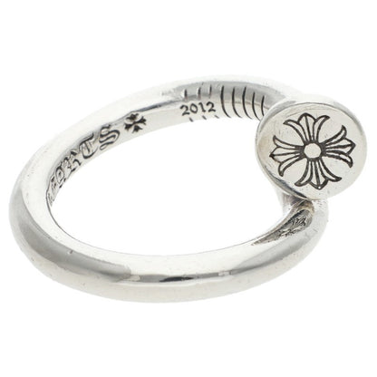 Chrome Hearts NAIL FLAT Silver Ring Size JP 9