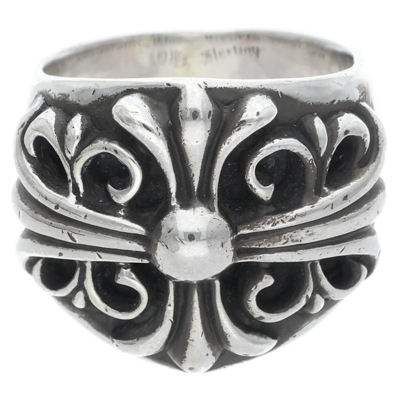 Chrome Hearts Keeper Silver Ring Size JP 16.5