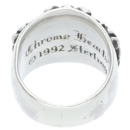 Chrome Hearts Keeper Silver Ring Size JP 16.5