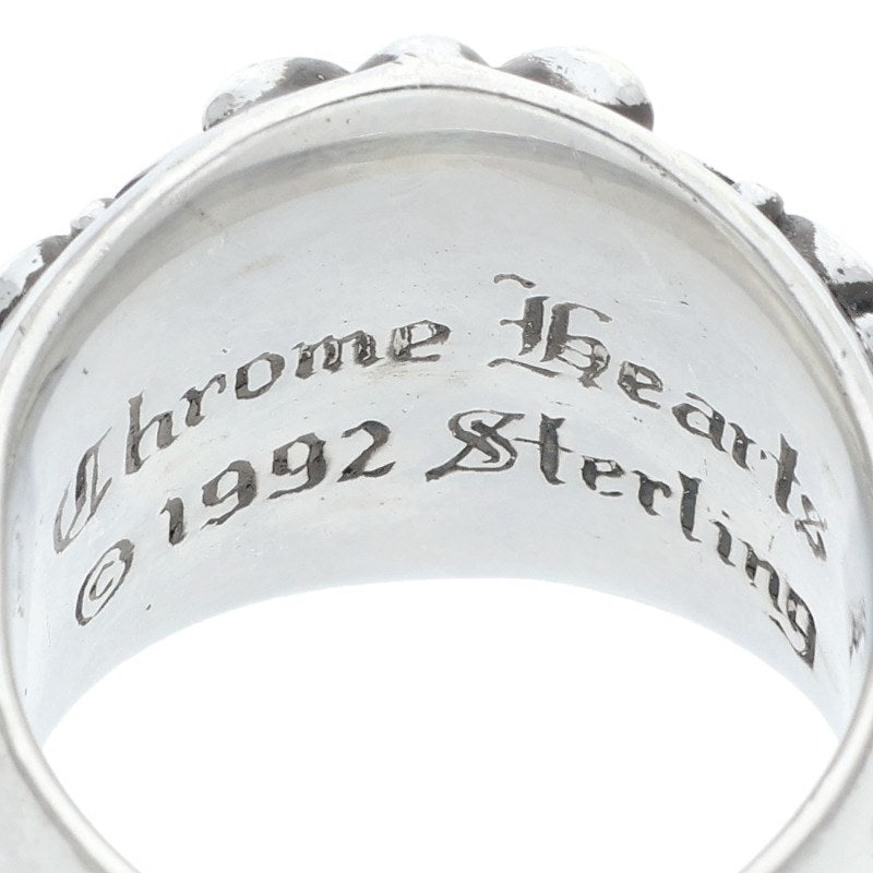 Chrome Hearts Keeper Silver Ring Size JP 16.5
