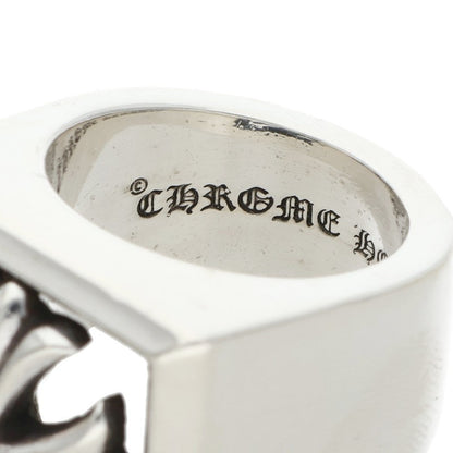 Chrome Hearts LETTER BLOCK CH Plus Silver Ring Size JP 16