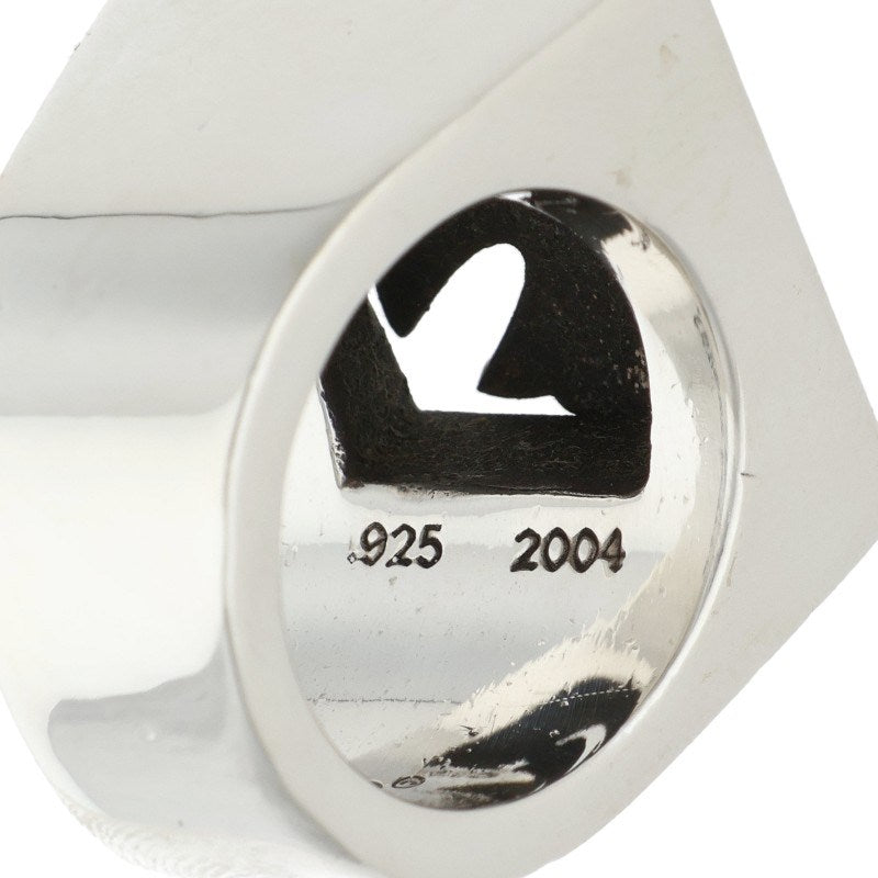 Chrome Hearts LETTER BLOCK CH Plus Silver Ring Size JP 16