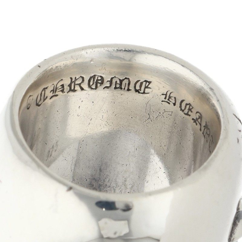 Chrome Hearts CLASSIC OVAL Silver Ring Size JP 17