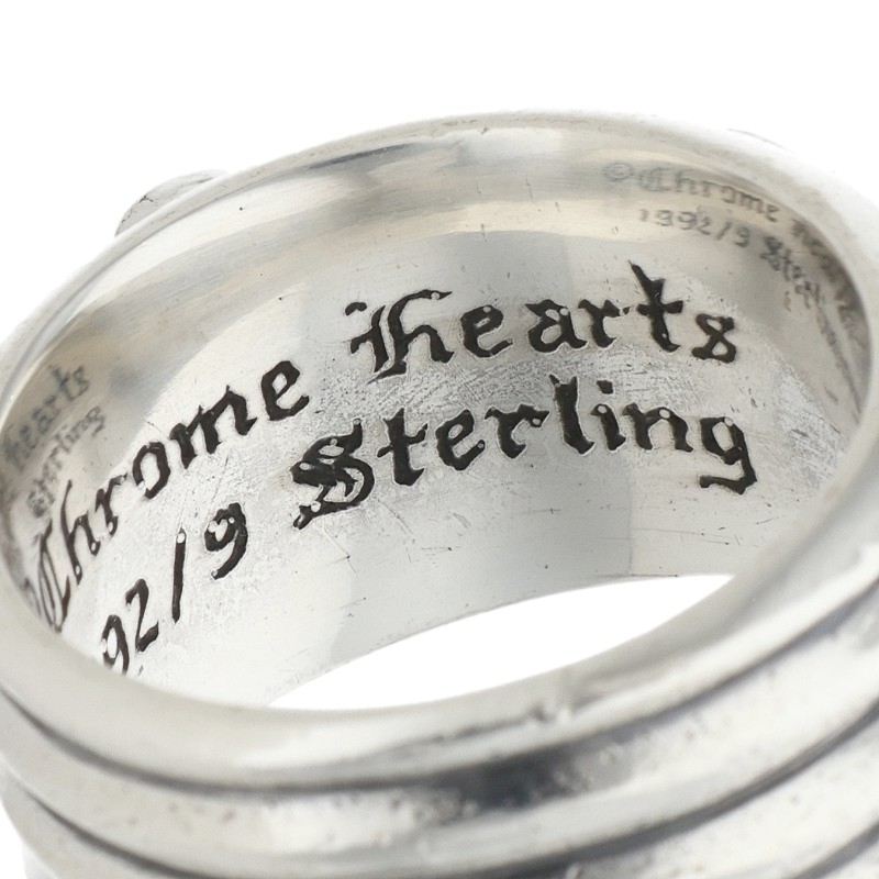 Chrome Hearts Dagger Sterling Silver Ring Size JP 18.5