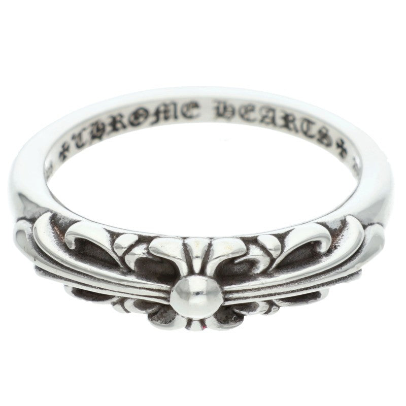 Chrome Hearts BABY CLASSIC Floral Silver Ring Size JP 20