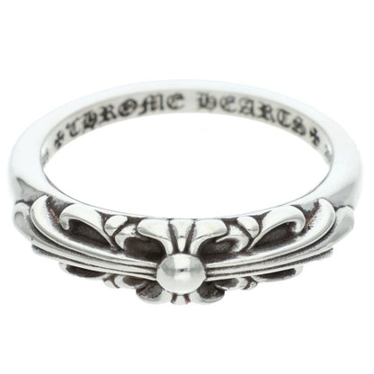 Chrome Hearts BABY CLASSIC Floral Silver Ring Size JP 20