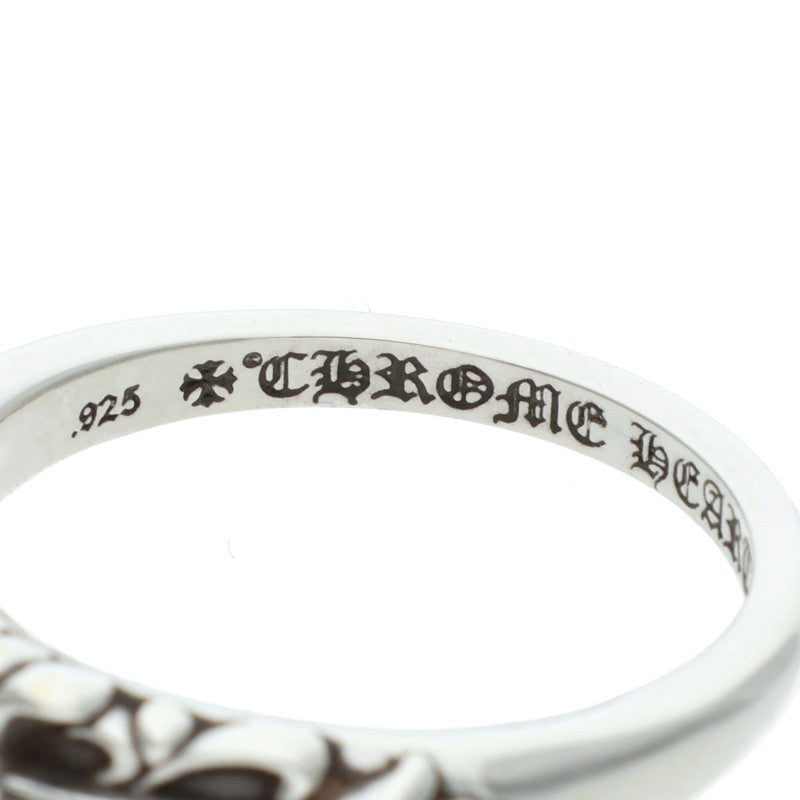 Chrome Hearts BABY CLASSIC Floral Silver Ring Size JP 20