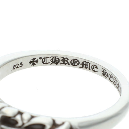 Chrome Hearts BABY CLASSIC Floral Silver Ring Size JP 20