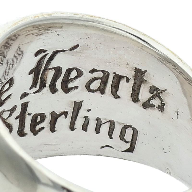 Chrome Hearts HEART IN BAND P DMND Diamond Ring Size JP 9
