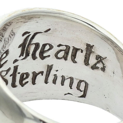 Chrome Hearts HEART IN BAND P DMND Diamond Ring Size JP 9