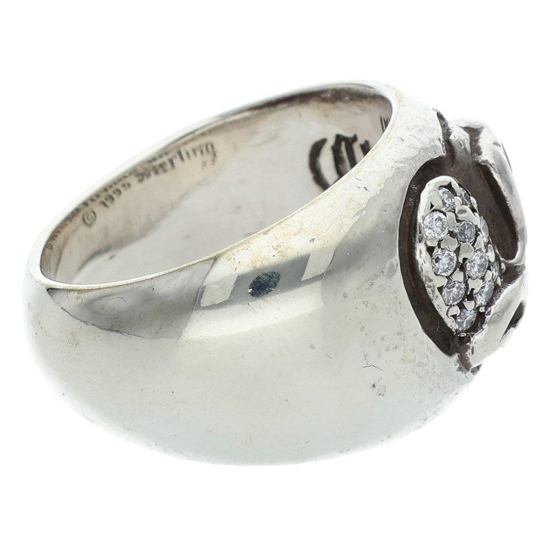 Chrome Hearts HEART IN BAND P DMND Diamond Ring Size JP 9