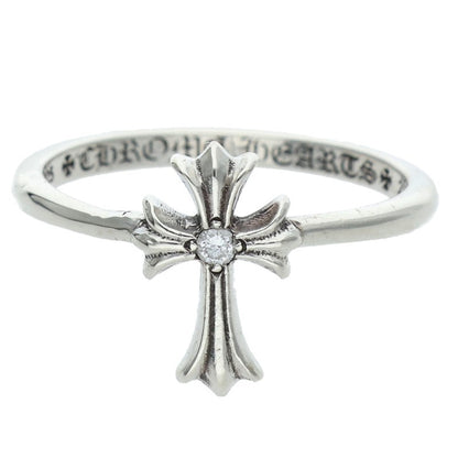Chrome Hearts BUBBLGM CH CRS DIA 1 Diamond Ring Size JP 12