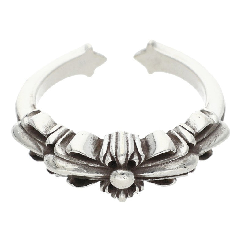 Chrome Hearts BABY CLSC Double Silver Ring Size JP 12.5