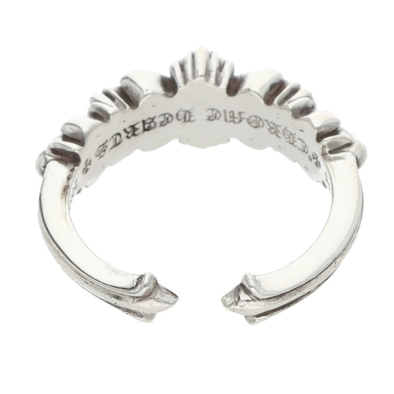 Chrome Hearts BABY CLSC Double Silver Ring Size JP 12.5