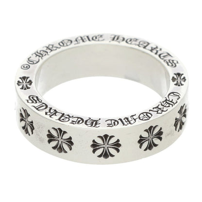Chrome Hearts 6mm Spacer Forever Silver Ring 925 Size JP 16