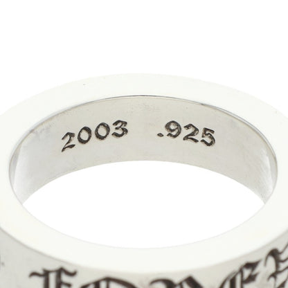 Chrome Hearts 6mm Spacer Forever Silver Ring 925 Size JP 16