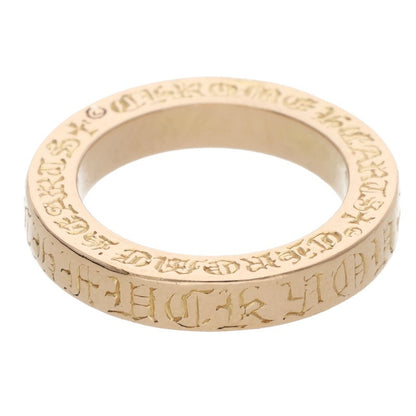Chrome Hearts 22K 3mm Spacer FUCKYOU Gold Ring Size JP 6.5