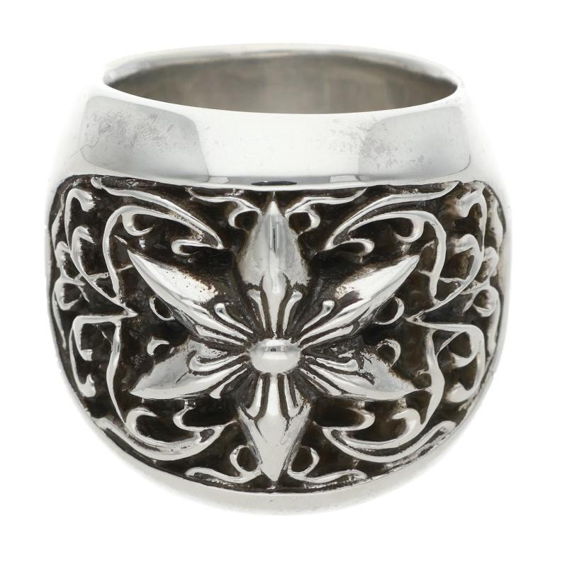 Chrome Hearts CLSSC OVAL STAR Silver Ring Size JP 14