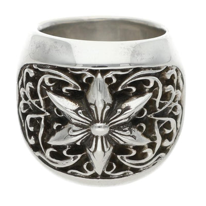 Chrome Hearts CLSSC OVAL STAR Silver Ring Size JP 14