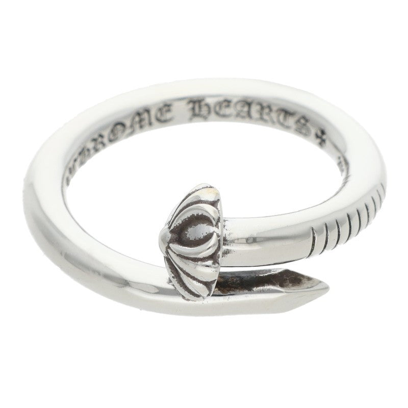 Chrome Hearts NAIL CRSBALL Silver Ring Size JP 19.5
