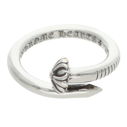 Chrome Hearts NAIL CRSBALL Silver Ring Size JP 19.5