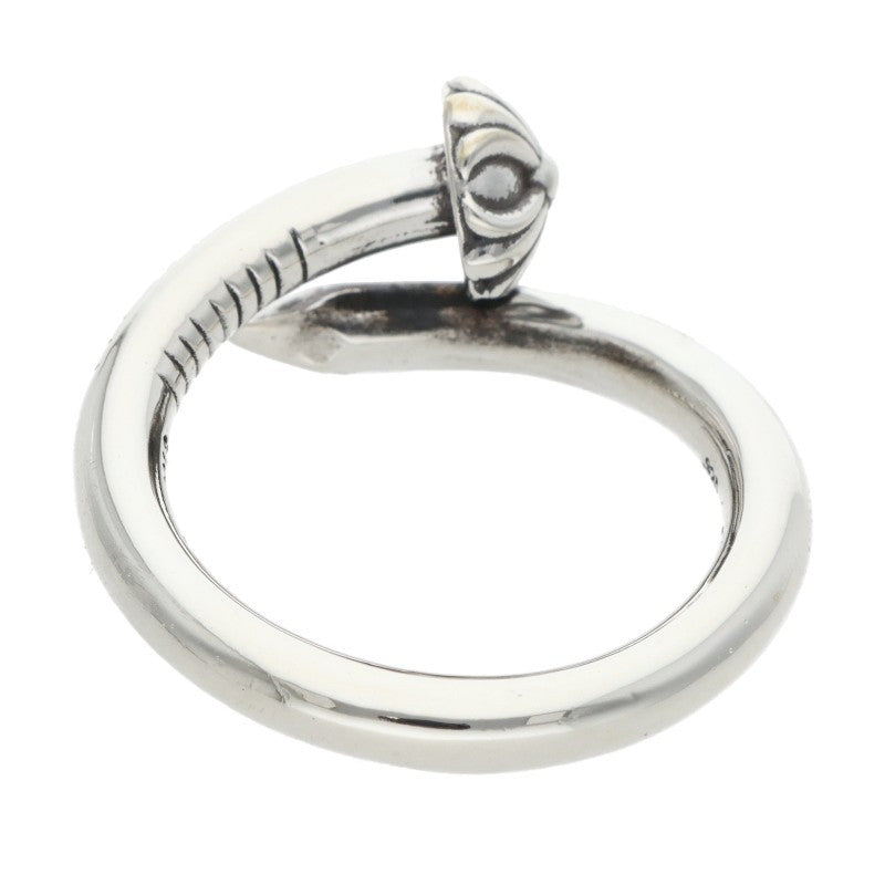 Chrome Hearts NAIL CRSBALL Silver Ring Size JP 19.5