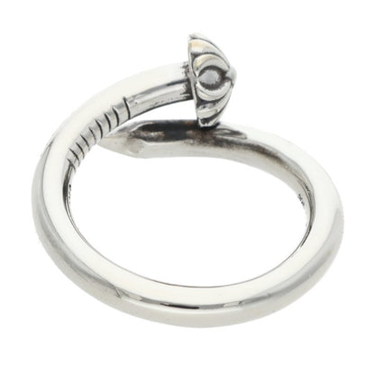 Chrome Hearts NAIL CRSBALL Silver Ring Size JP 19.5