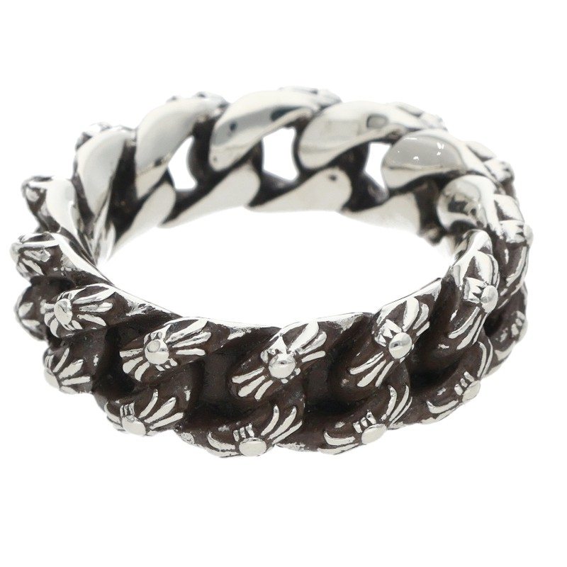 Chrome Hearts XTRA FANCY SML Silver Ring Size JP 10