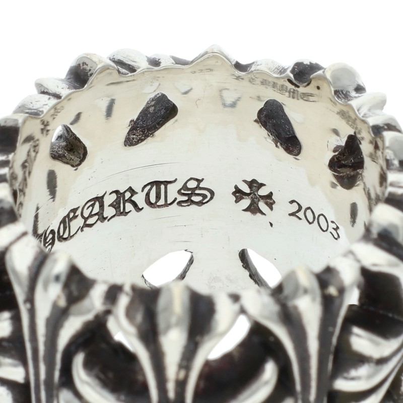 Chrome Hearts CEMETERY Cemetery Silver Ring Size JP 18.5