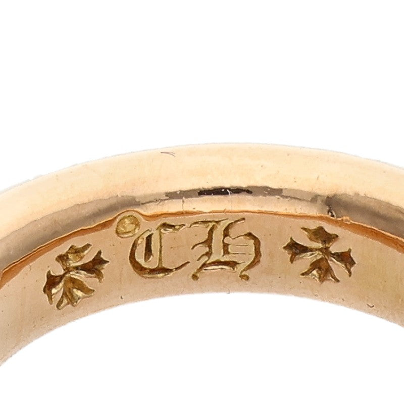 Chrome Hearts 22K Double Dog Ring Yellow Gold Size JP 10