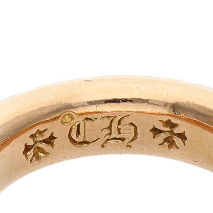 Chrome Hearts 22K Double Dog Ring Yellow Gold Size JP 10