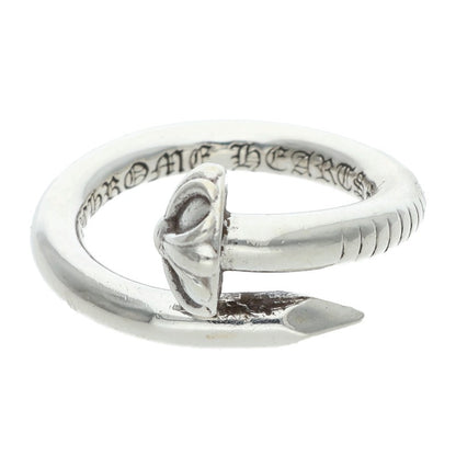 Chrome Hearts NAIL CRSBALL Silver Ring Size JP 8