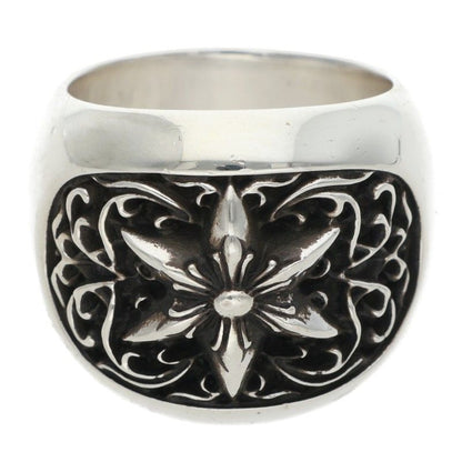 Chrome Hearts CLSSC OVAL STAR 925 Silver Ring Size JP 28