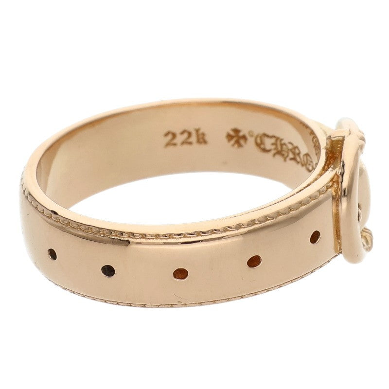 Chrome Hearts 22K Belted Gunslinger Ring Size JP 16