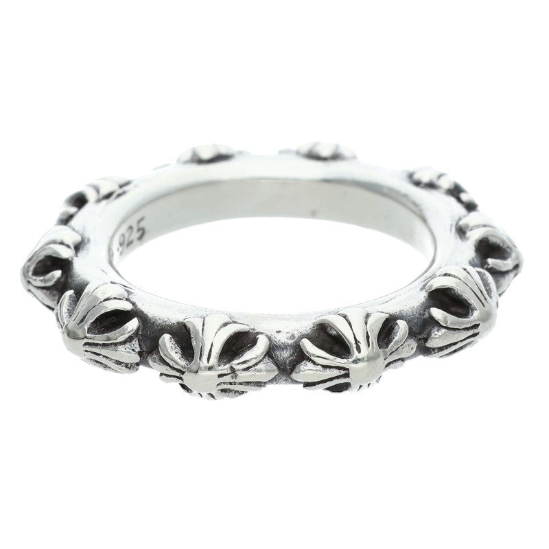 Chrome Hearts CROSS BAND Ring Silver 925 Size JP 24