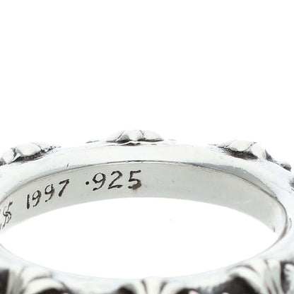 Chrome Hearts CROSS BAND Ring Silver 925 Size JP 24