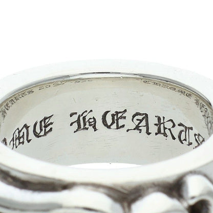 Chrome Hearts DBL Narrow Vine Band Silver Ring Size JP 8.5