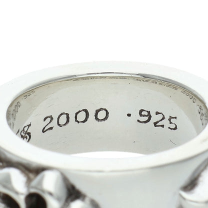 Chrome Hearts DBL Narrow Vine Band Silver Ring Size JP 8.5