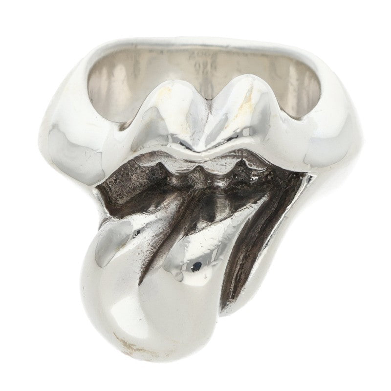 Chrome Hearts LIP TONGUE-MD Silver Ring Size JP 14