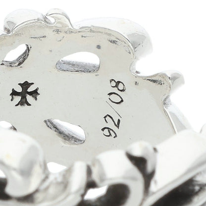 Chrome Hearts DBL FLRL CRS Silver Ring Size JP 10.5