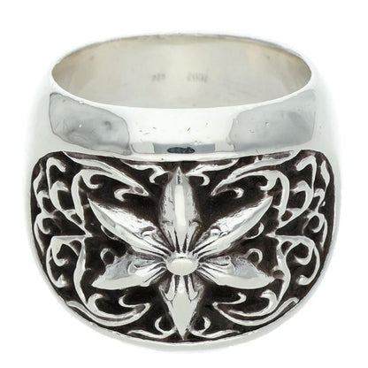 Chrome Hearts CLSSC OVAL STAR Silver Ring Size JP 21