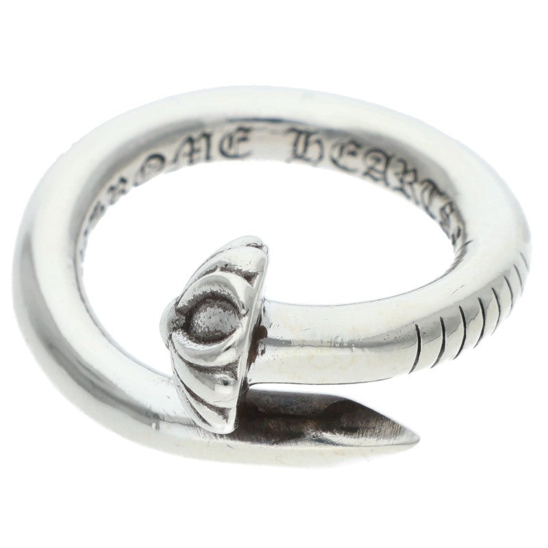 Chrome Hearts NAIL CRSBALL Silver Ring Size JP 7