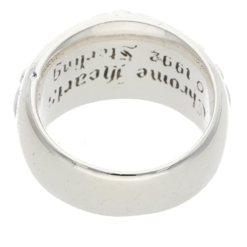 Chrome Hearts Floral Cross Silver Ring Size JP 21