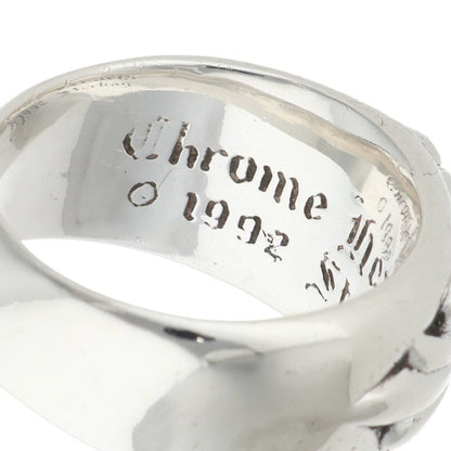 Chrome Hearts Floral Cross Silver Ring Size JP 21