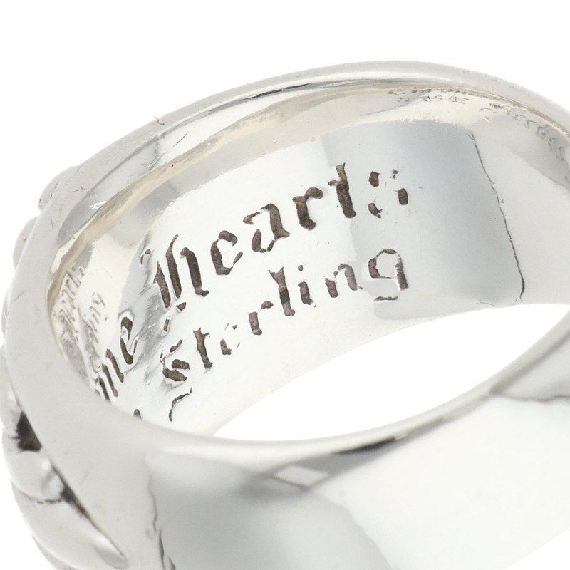 Chrome Hearts Floral Cross Silver Ring Size JP 21