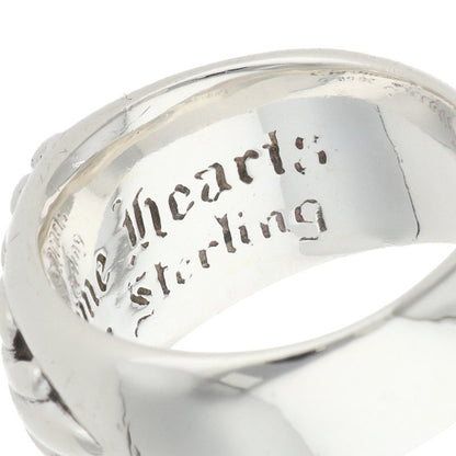 Chrome Hearts Floral Cross Silver Ring Size JP 21