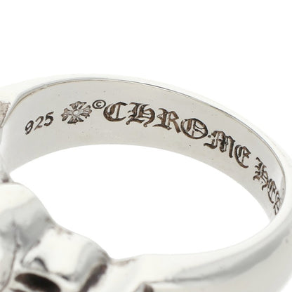 Chrome Hearts Floral Heart Silver Ring Size JP 24