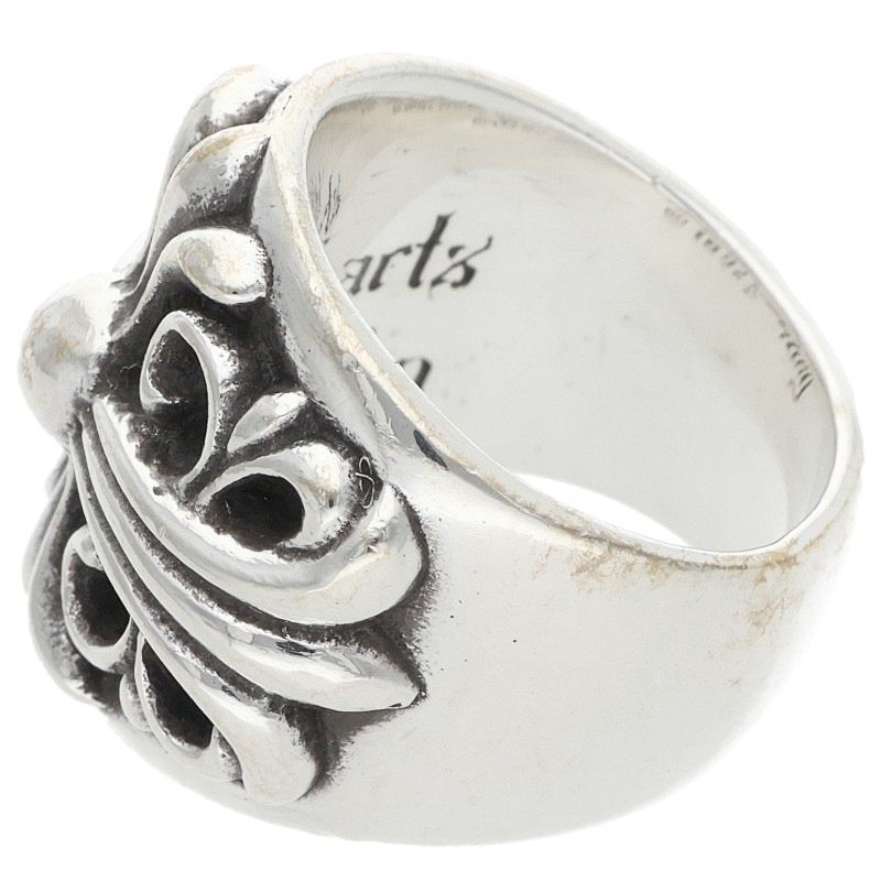 Chrome Hearts Keeper Sterling Silver Ring Size JP 10