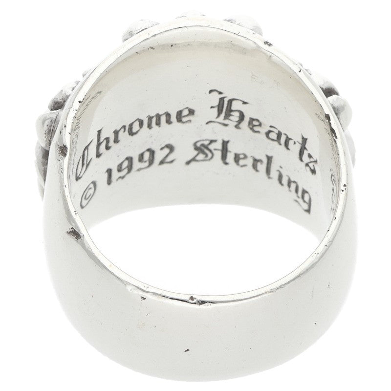 Chrome Hearts KEEPER Sterling Silver Ring Size JP 17